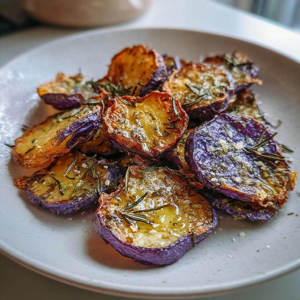 Irresistible Healthy Crispy Smashed Purple Potatoes Recipe 4 Healthy Crispy Smashed Purple Potatoes - detail 1