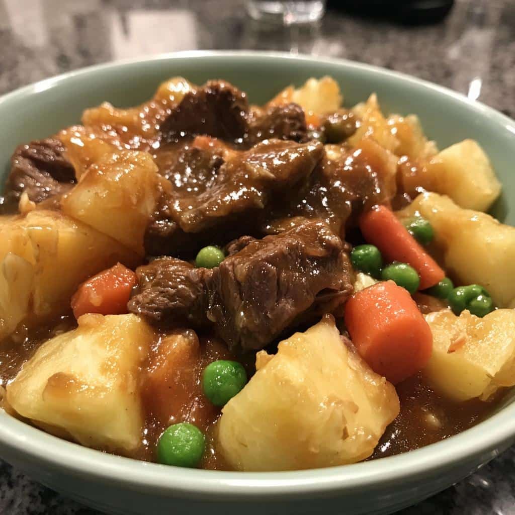 Healthy Crock Pot Beef Pot Pie - detail 1