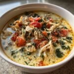 Healthy Crock Pot Creamy Chicken Parmesan Soup