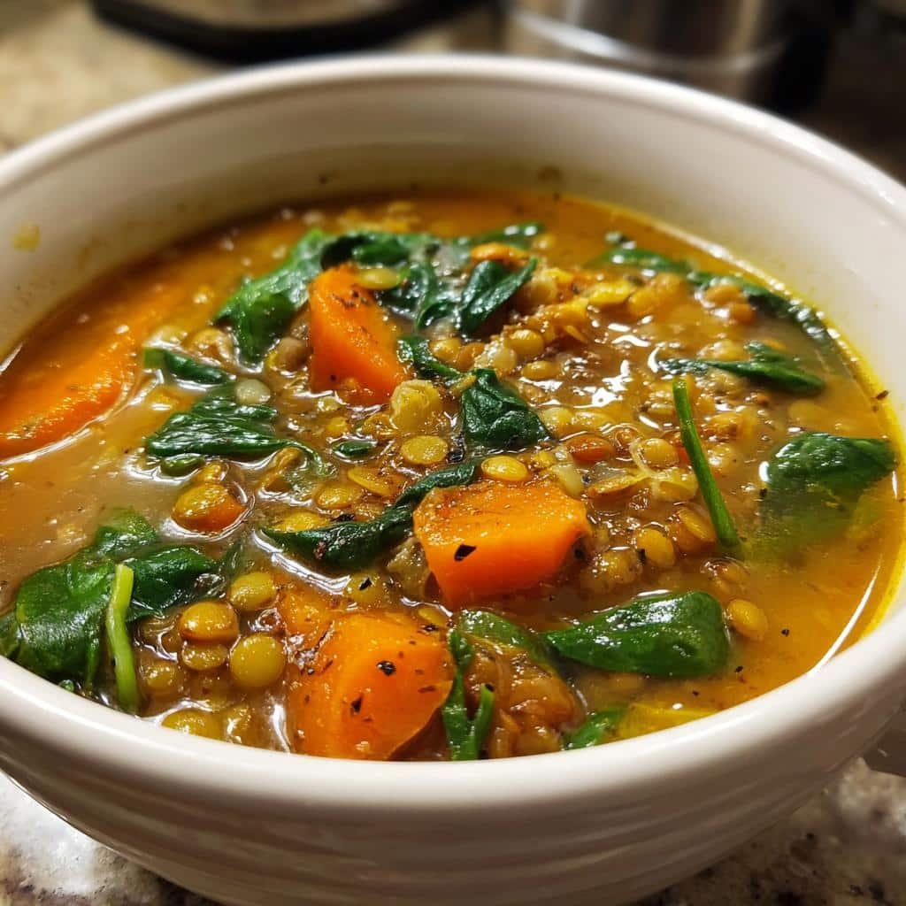Healthy Crock Pot Detox Vegetable Lentil Soup
