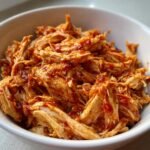 Healthy Crockpot 5-Ingredient Salsa Chicken