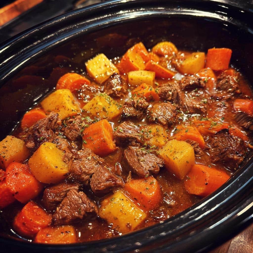 Healthy Crockpot Beef Stew Recipe