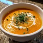 Healthy Crockpot Carrot Ginger Soup