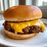 Healthy Crockpot Cheeseburgers