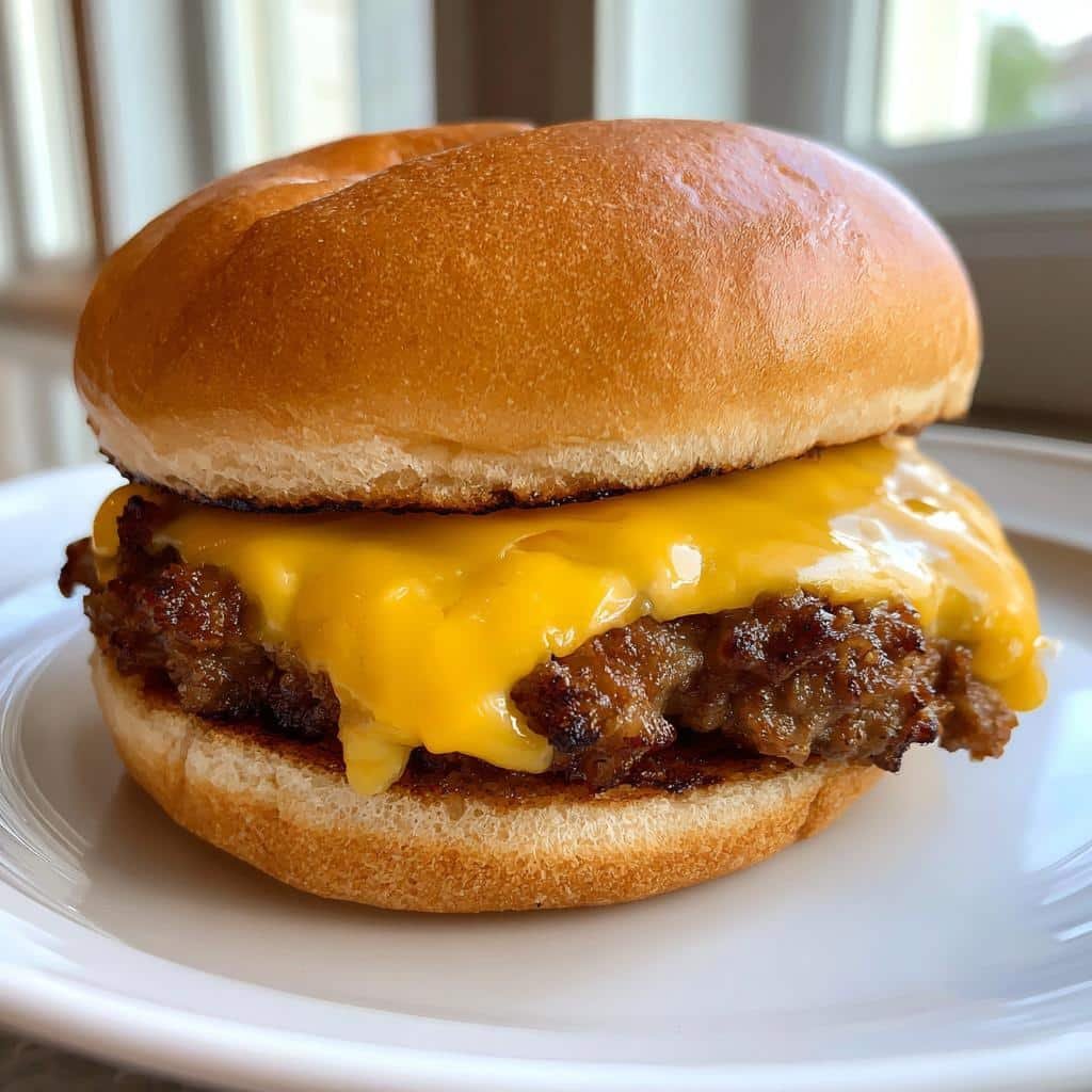 Healthy Crockpot Cheeseburgers