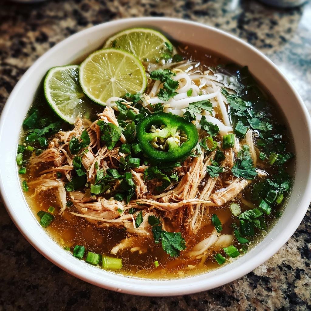 Healthy Crockpot Chicken Pho - detail 1