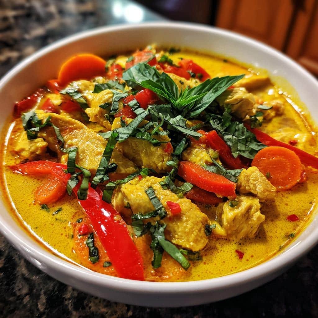 Healthy Crockpot Lemongrass Curry - detail 1