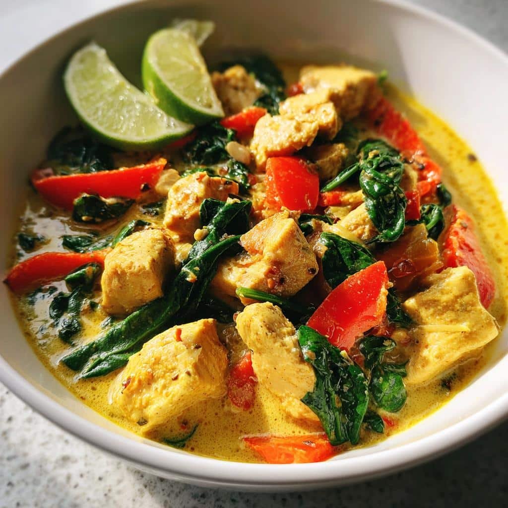 Healthy Crockpot Lemongrass Curry - detail 1