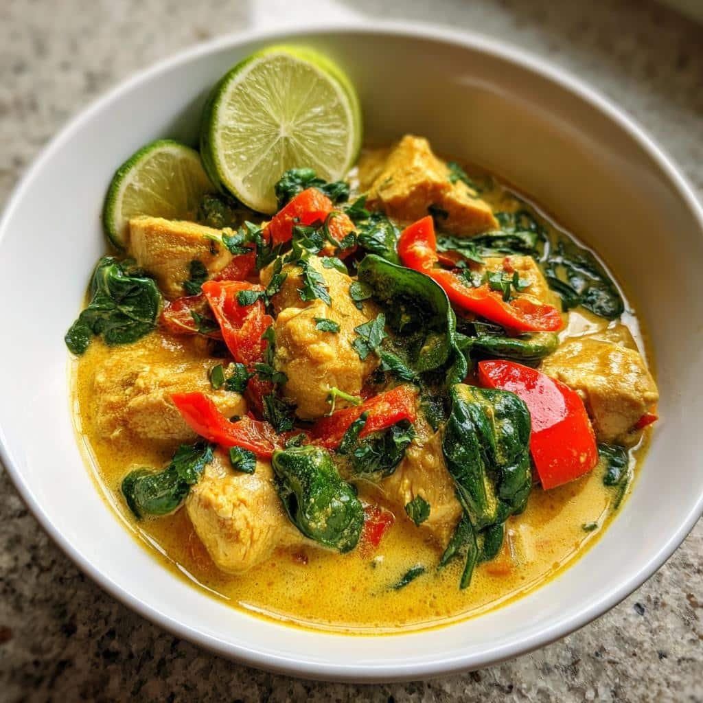 Healthy Crockpot Lemongrass Curry