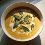 Healthy Crockpot Parsnip Sage Soup