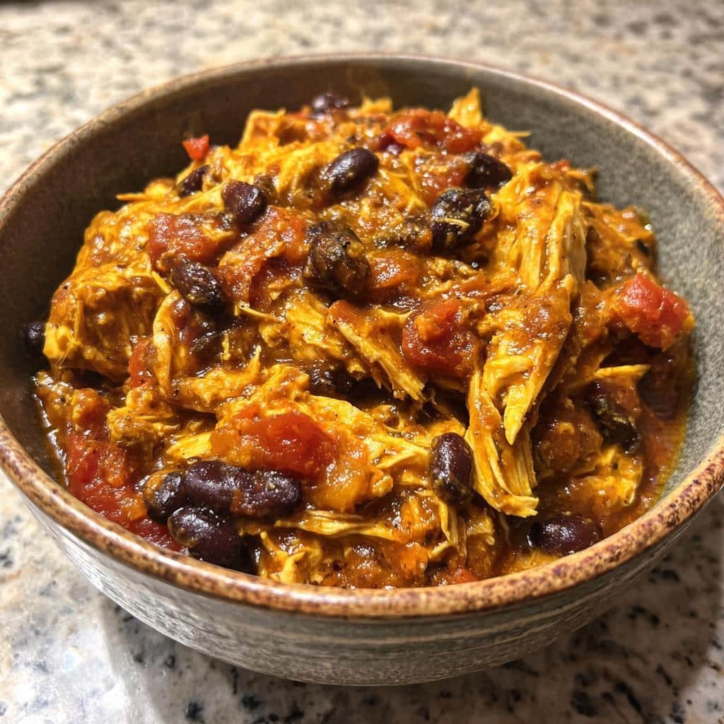 Healthy Crockpot Pumpkin Chicken Chili (Whole30)