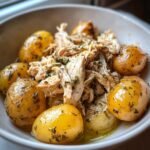 Healthy Crockpot Ranch Chicken and Potatoes