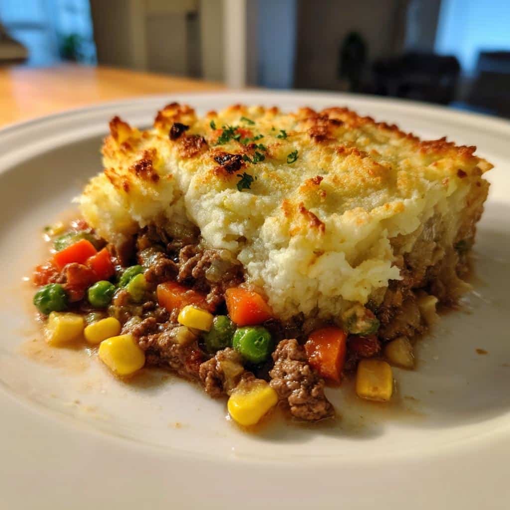 Healthy Crockpot Shepherd’s Pie with Ground Beef - detail 1