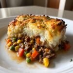 Healthy Crockpot Shepherd’s Pie with Ground Beef