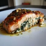 Healthy Crockpot Stuffed Salmon Recipe