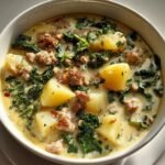 Healthy Crockpot Zuppa Toscana (Lighter Version)