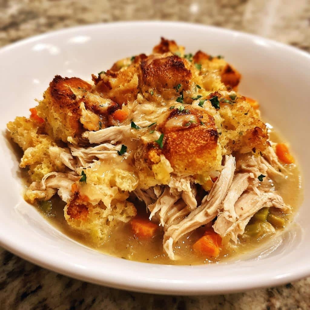 Healthy Delesious Crockpot Chicken & Stuffing - detail 1