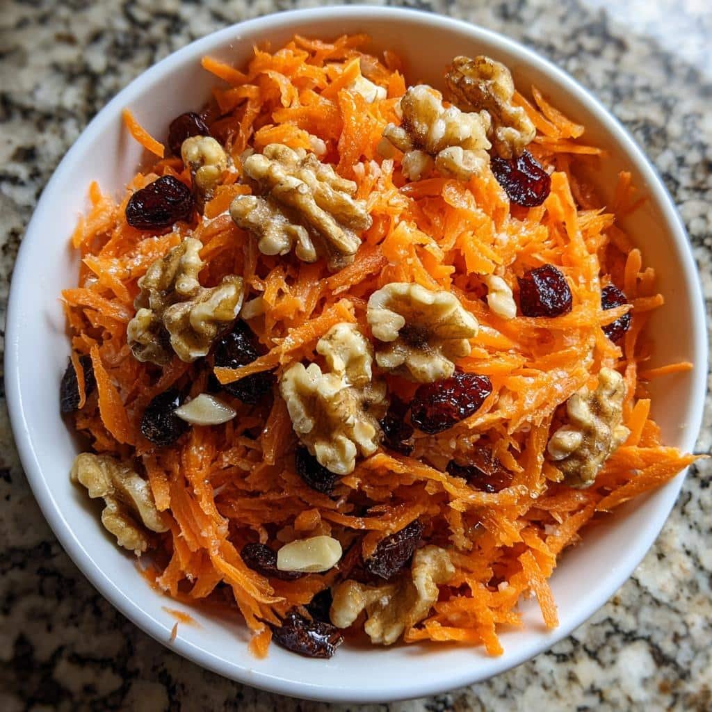 Healthy Delicious Old-Fashioned Carrot Salad - detail 1