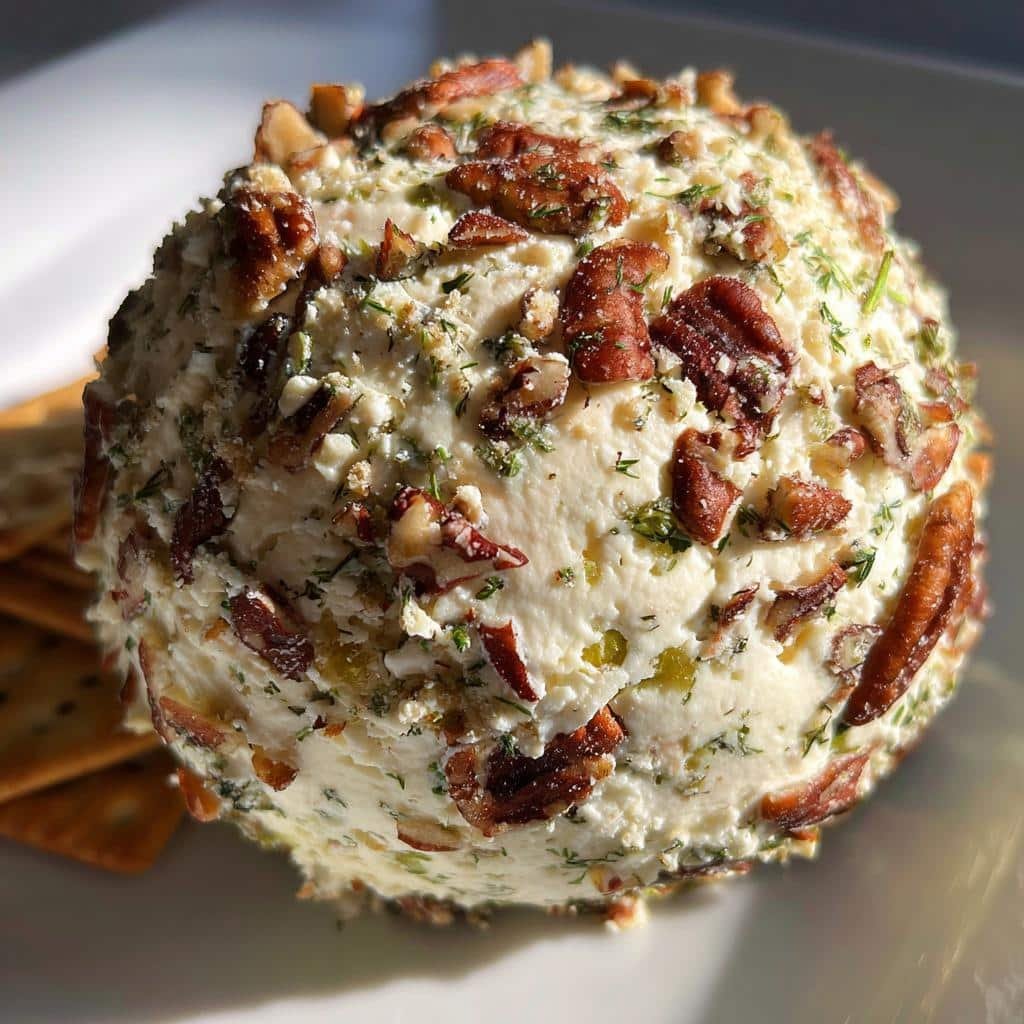 Healthy Dill Pickle Cheese Ball Delight - detail 1