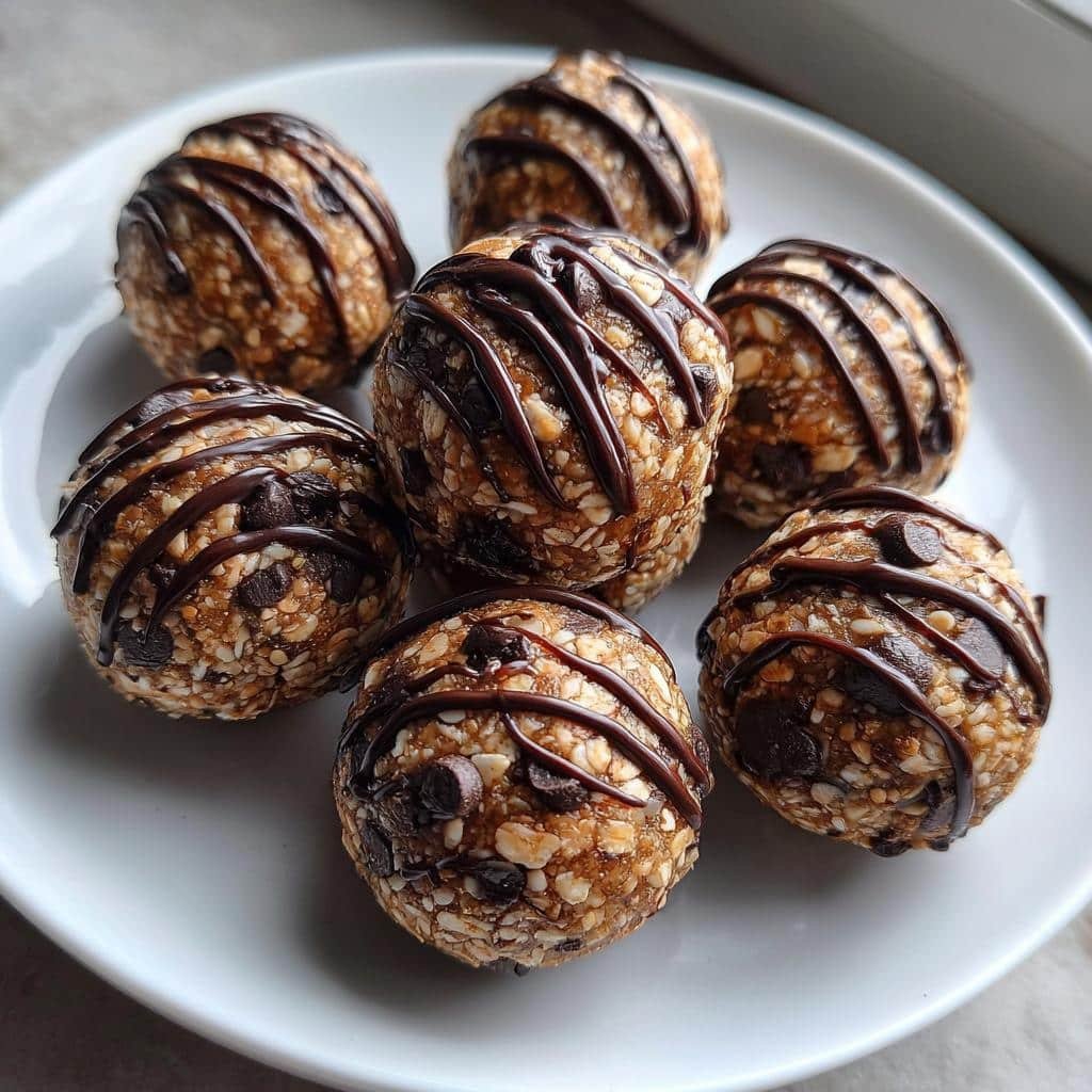 Healthy Drizzled Energy Balls - detail 1