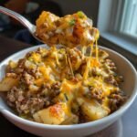 Healthy Easy CROCKPOT BEEFY CHEESY POTATOES