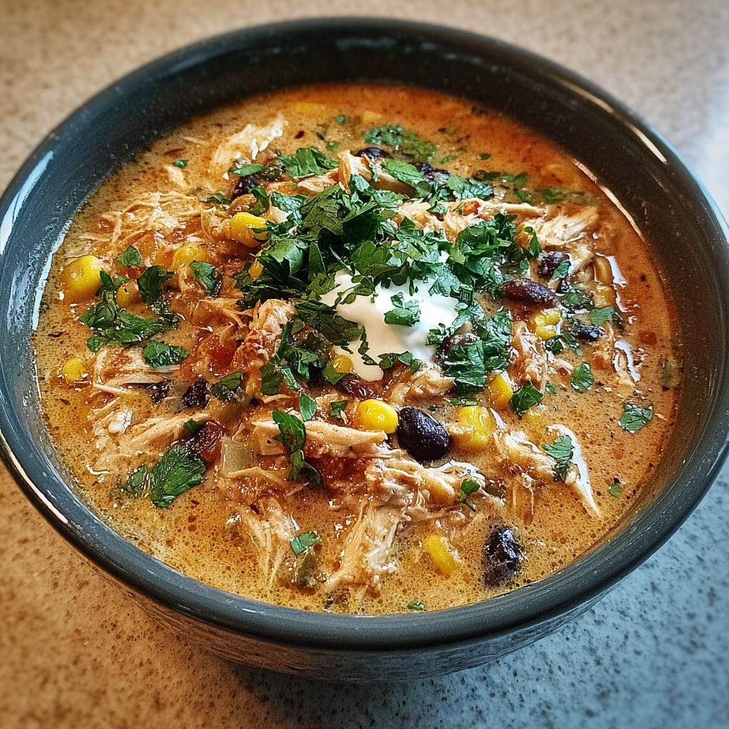 Healthy Easy Crockpot Cream Cheese Chicken Chili: 3-Step Comfort Food 4 Healthy Easy Crockpot Cream cheese chicken chili - detail 1