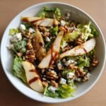 Healthy Easy Pear Salad with Balsamic