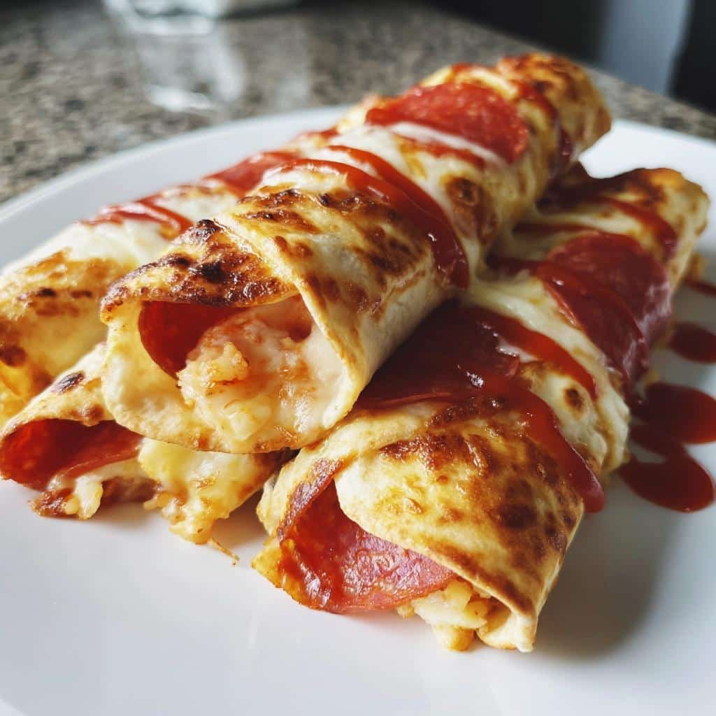 Healthy Easy Pepperoni Pizza Rollups - detail 1