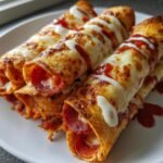 Healthy Easy Pepperoni Pizza Rollups