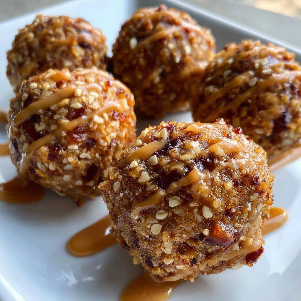Healthy Easy Tahini Date Bombs