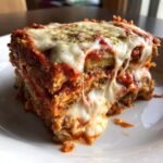 Healthy Eggplant Parmesan Lasagna Style