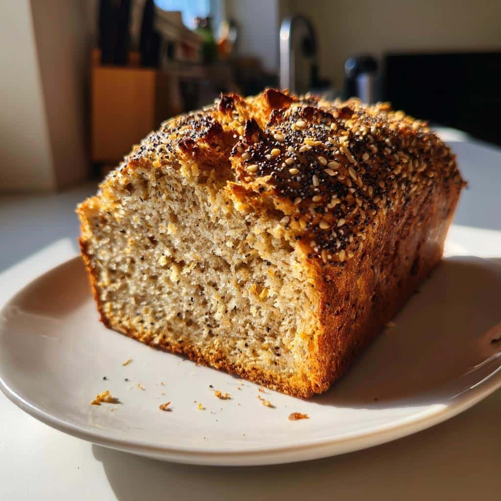 Healthy Everything Bagel Bread