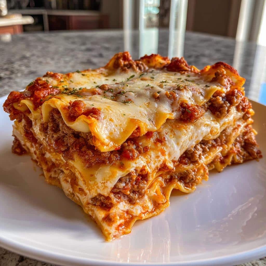 Healthy Family Gathering Lasagna - detail 1