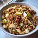 Healthy Farro Salad with Apples and Pecans