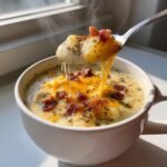 Healthy Fast Crock Pot Crack Potato Soup