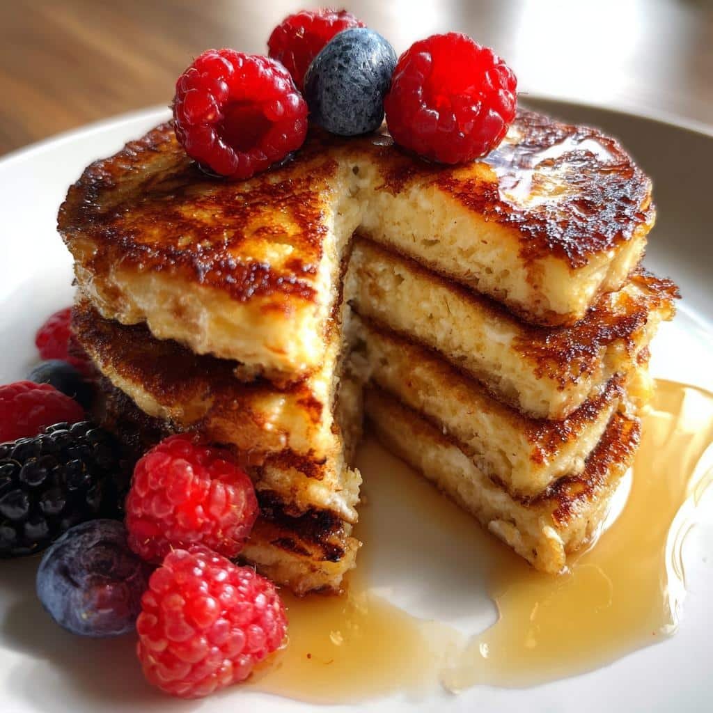 Healthy Flourless Cottage Cheese Pancakes - detail 1