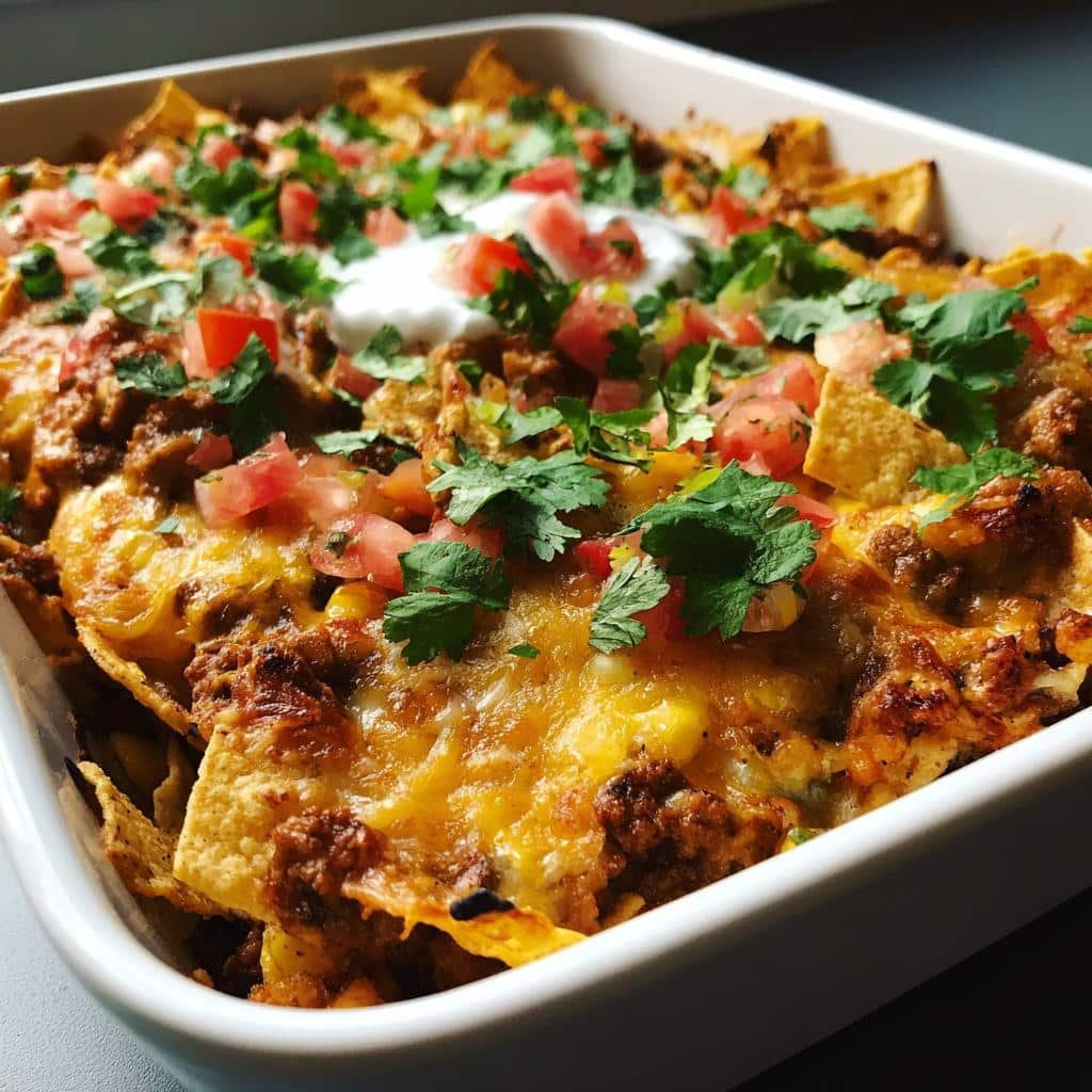 Healthy Frito Pie Casserole