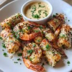 Healthy Garlic Butter Shrimp Roll-Ups with Cajun Dip