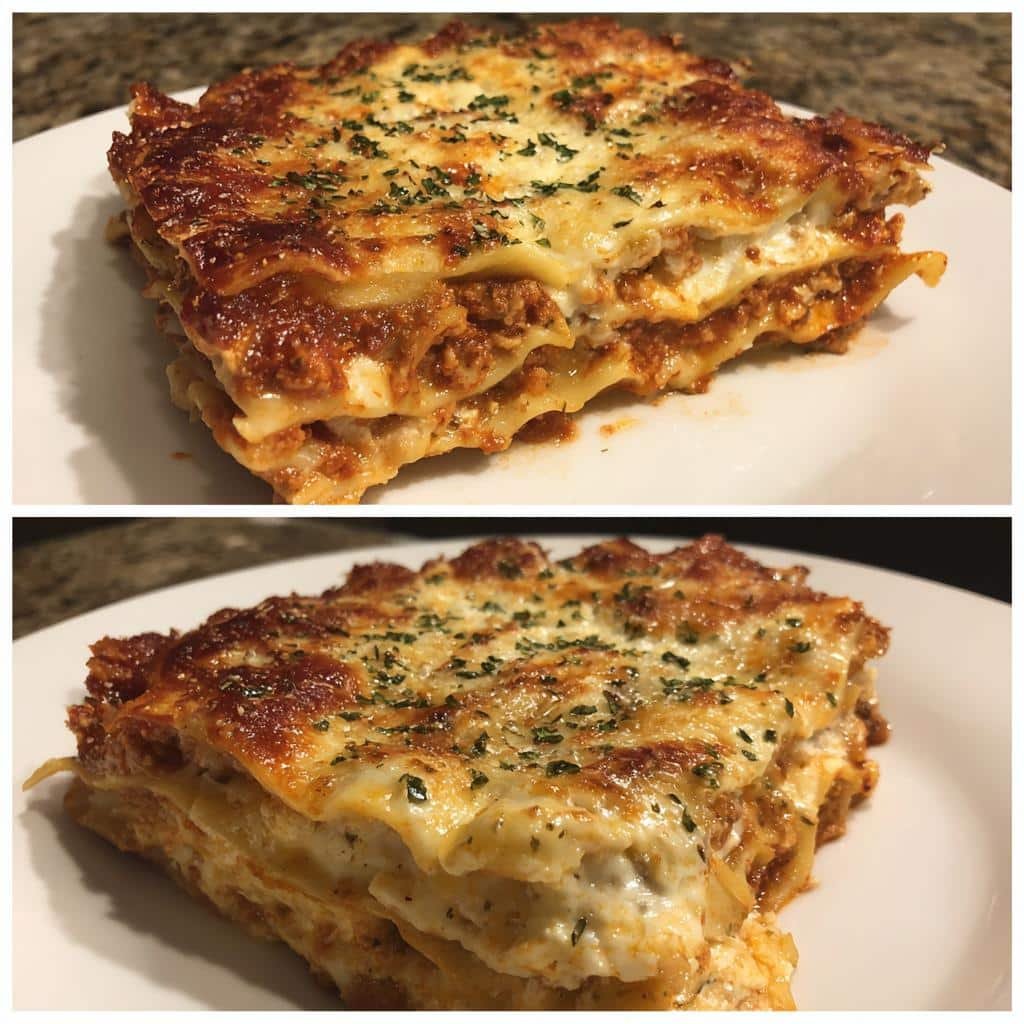 Healthy Garlic Herb Ricotta Lasagna - detail 1