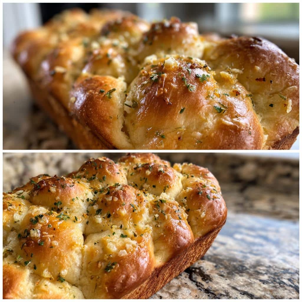 Healthy Garlic Knots Bread Loaf