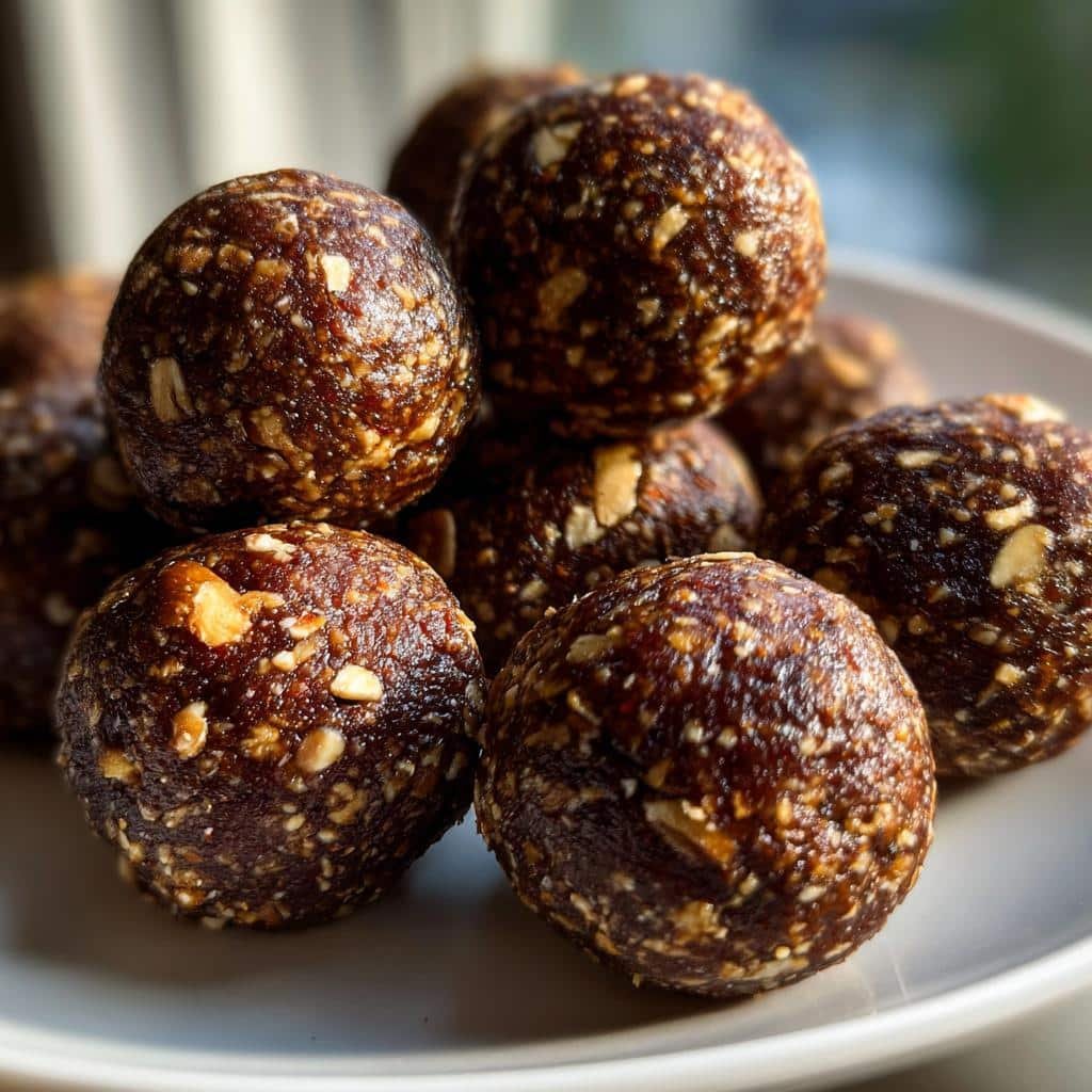 Healthy Gingerbread Energy Balls - detail 1