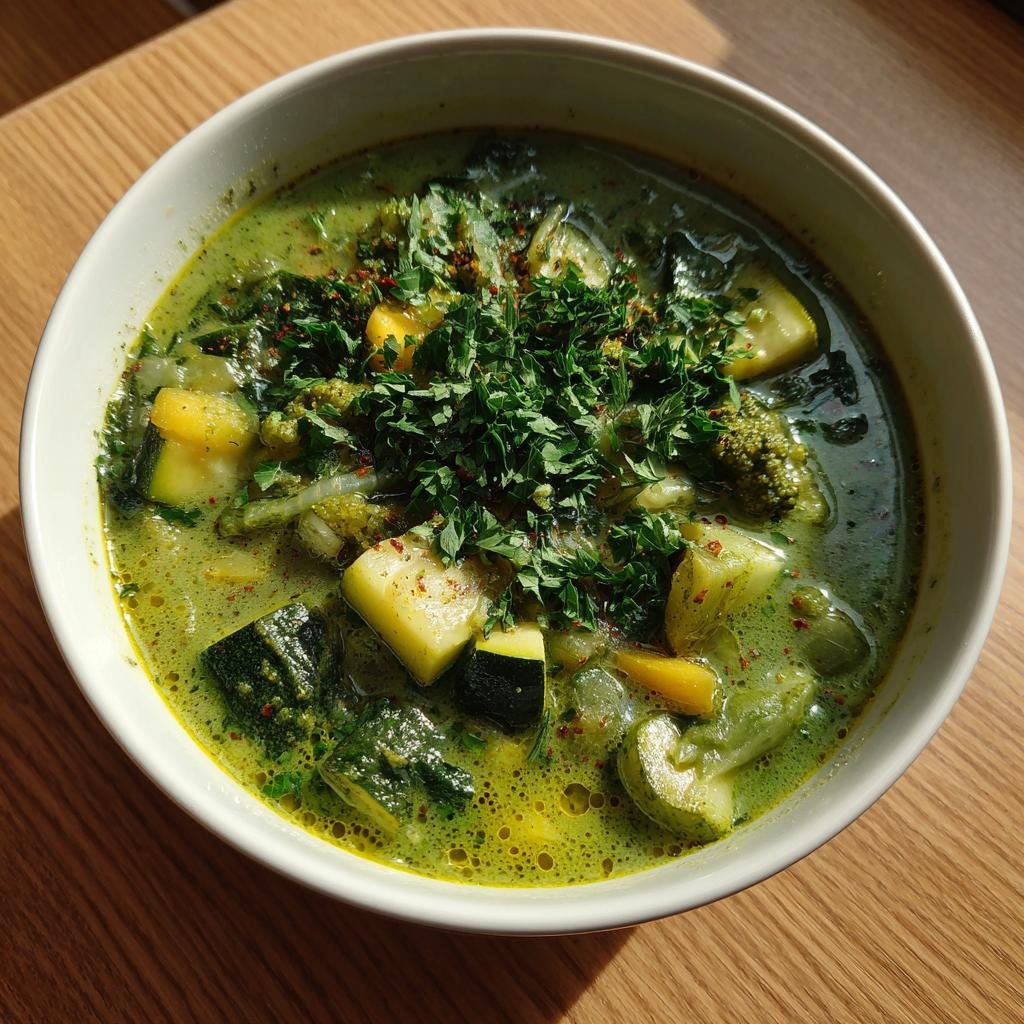 Healthy Green Goddess Vegetable Soup