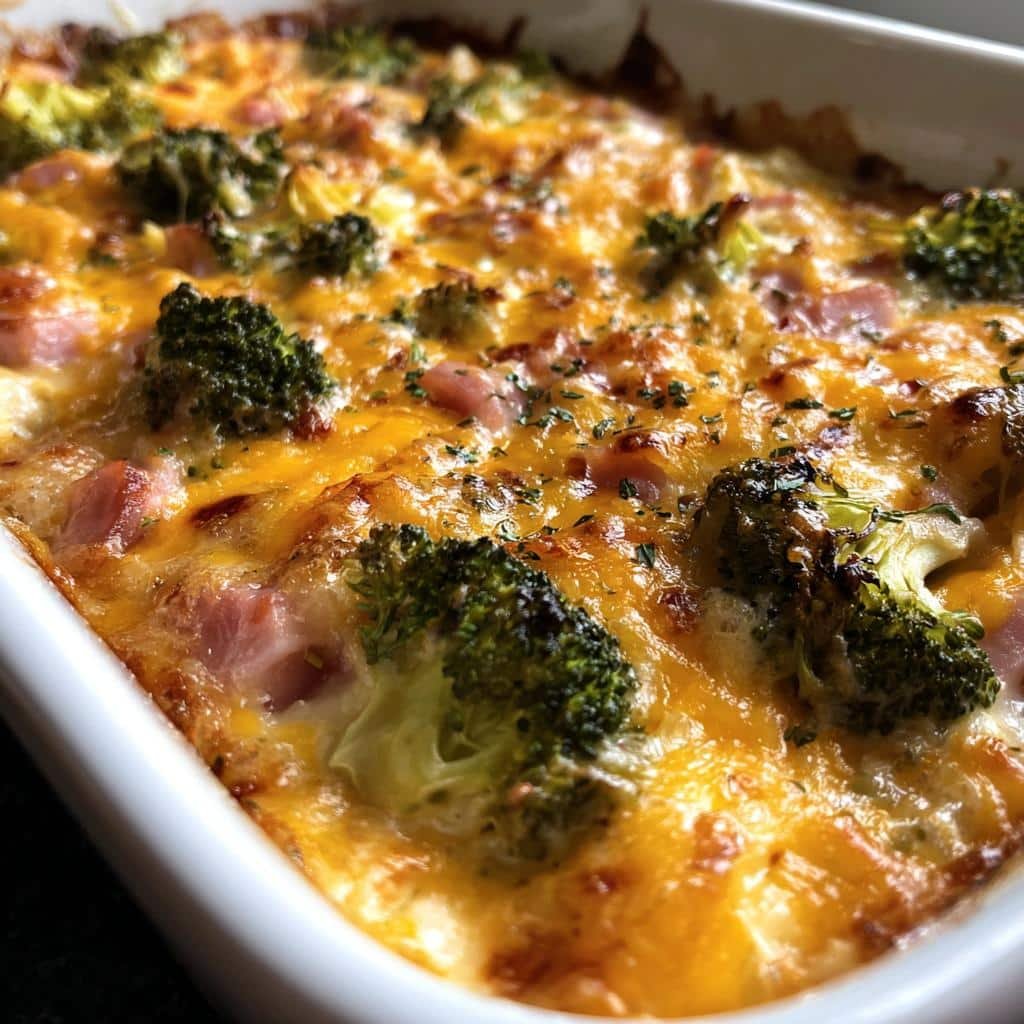 Healthy Ham & Broccoli casserole - detail 1