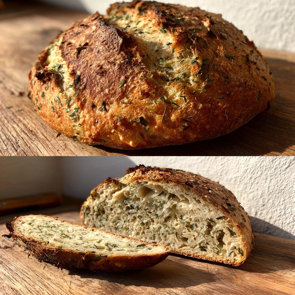 Healthy Herb Spelt Bread - detail 1