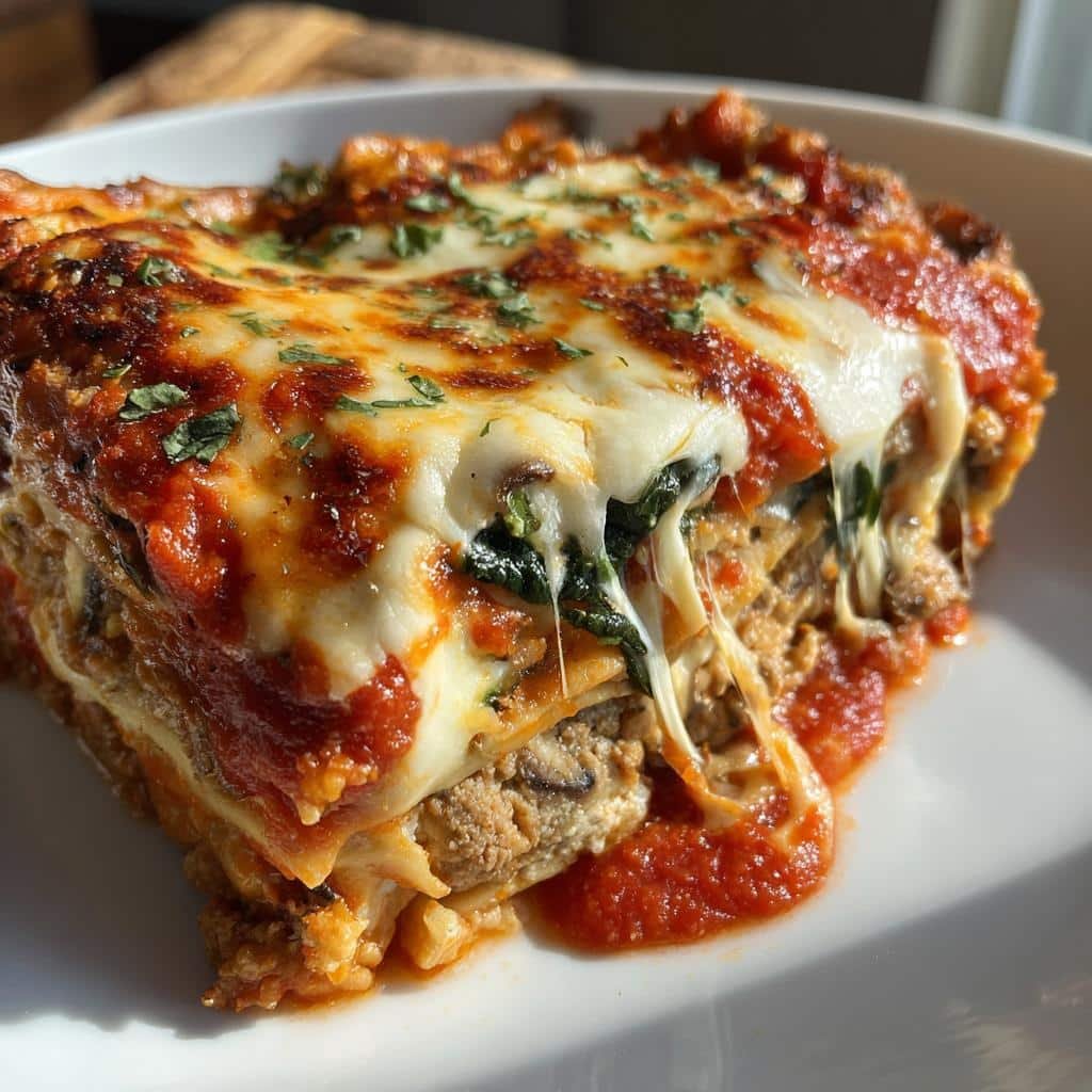 Healthy Holiday Dinner Lasagna