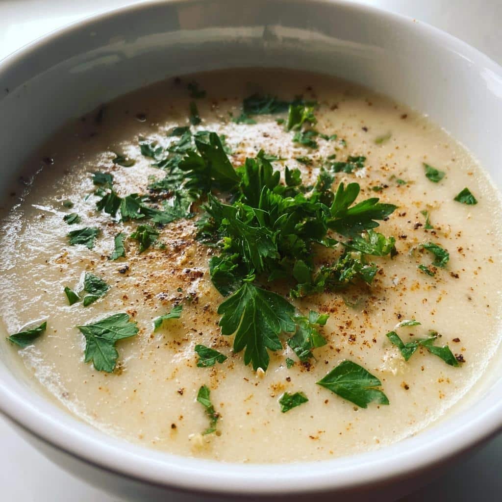 Healthy Homemade Crockpot Celery Root Soup