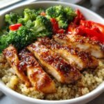 Healthy Hot Honey Chicken Bowl Meal Prep