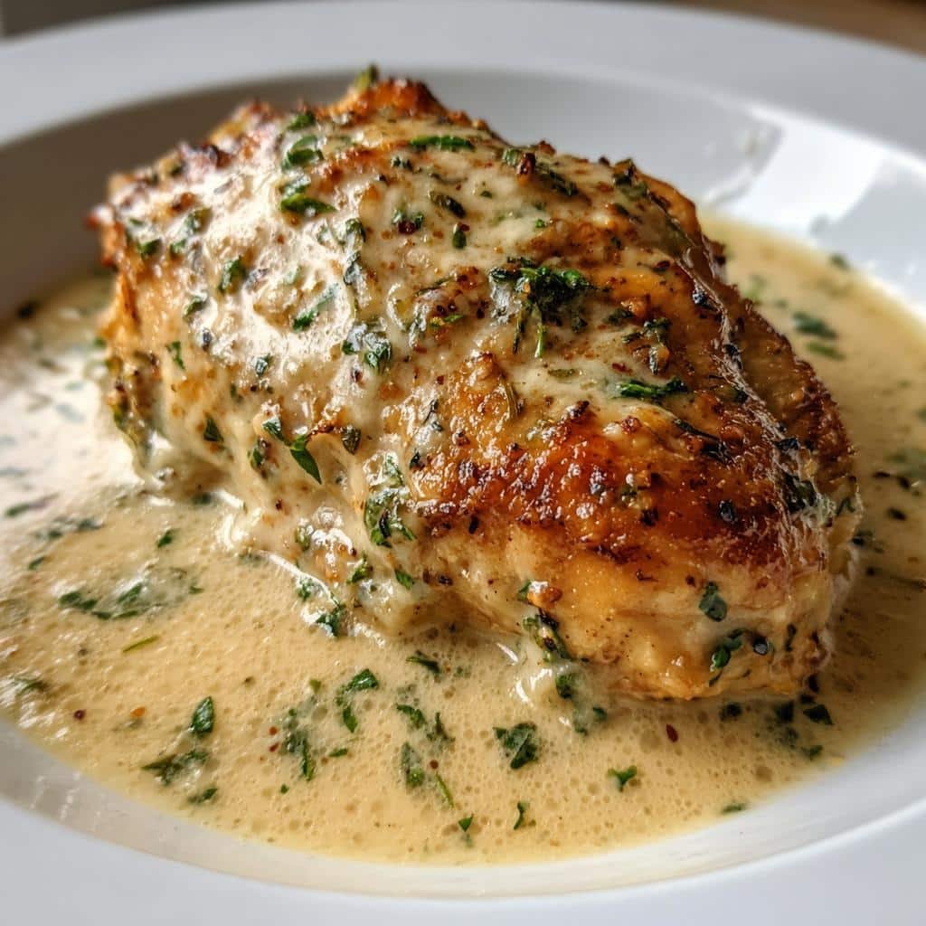 Healthy Keto Slow Cooker Garlic Parmesan Chicken Recipe