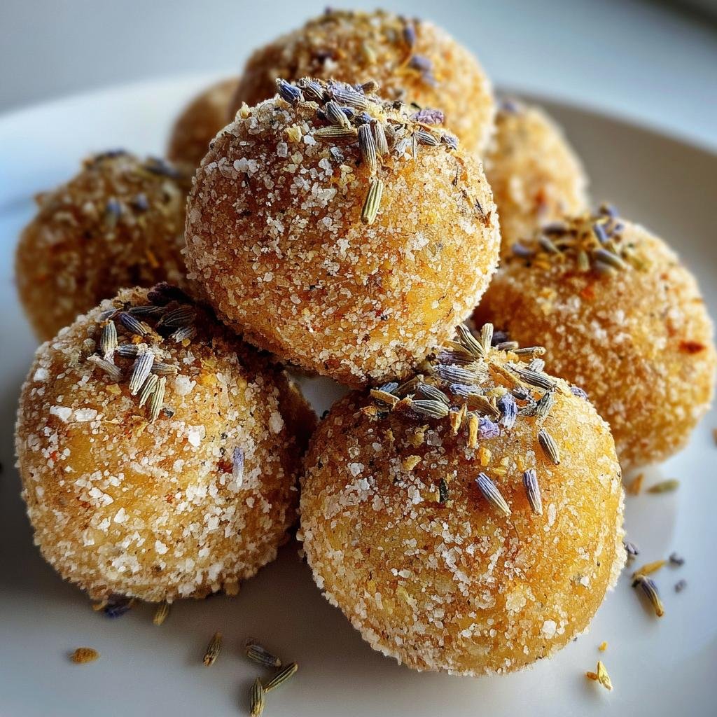 Healthy Lemon Lavender Protein Balls