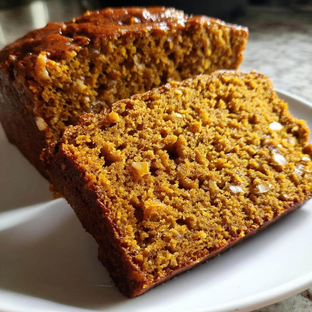 Healthy Maple Pumpkin Bread - detail 1